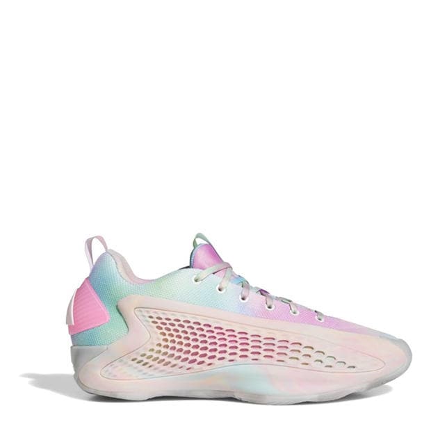 Wht/Ora/Pnk - adidas - Anthony Edwards 1 Basketball Shoes Mens