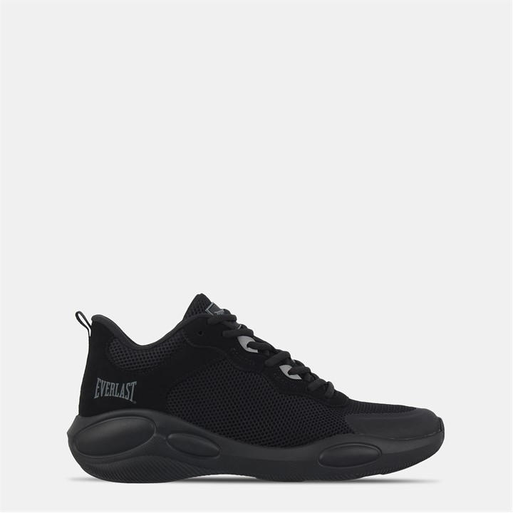 Everlast Men's Black Crossover Breathable Mesh Basketball Trainers in Size 11, Sports Direct