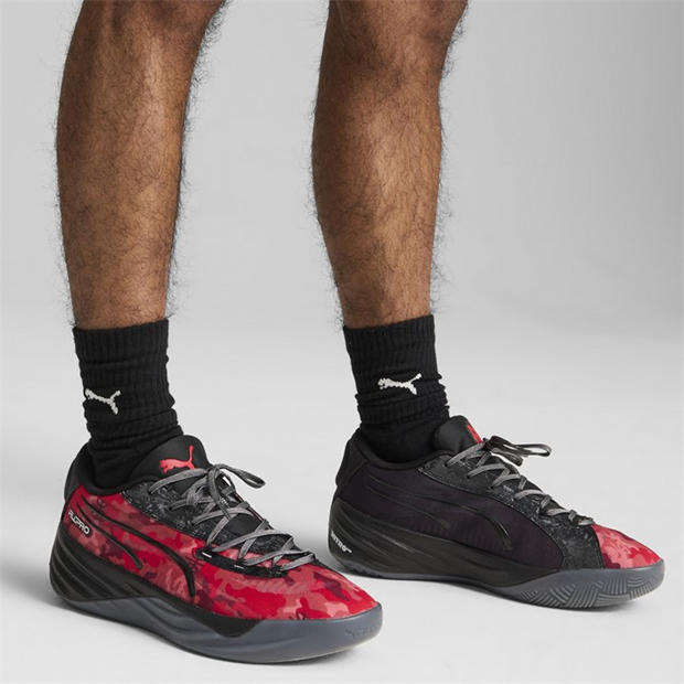 BLACK/RED - Puma - Puma ALL-PRO NITRO Sn53