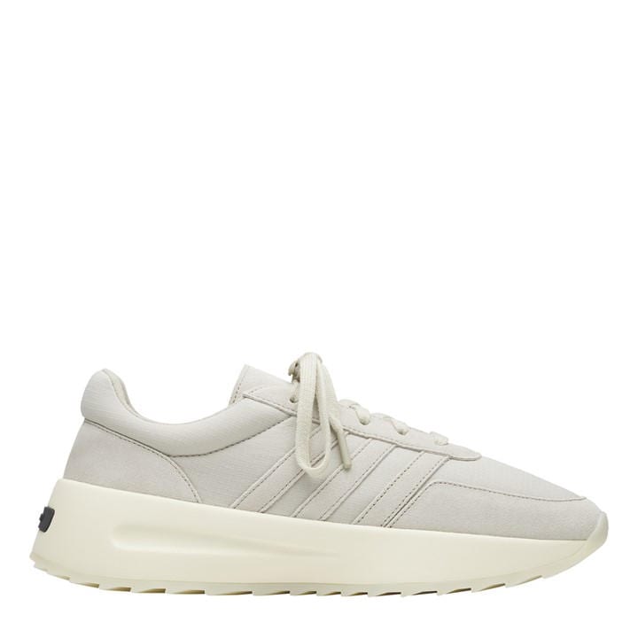 Adidas Men's Beige Ath La Basketball Trainers in Size 8.5, Sports Direct