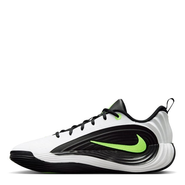 Wht/Volt/Blk - Nike - Men's Basketball Trainers