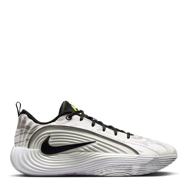 White/Silver - Nike - Men's Basketball Trainers