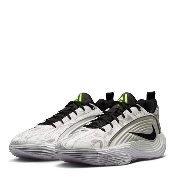 White/Silver - Nike - Men's Basketball Trainers
