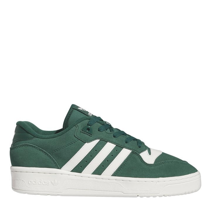 Adidas Men's Green Rivalry Low Basketball Trainers in Size 8.5, Sports Direct
