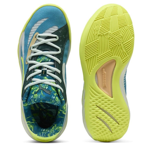 Tropical Blue - Puma - Men's All-Pro Nitro Hoops Dream Basketball Trainers