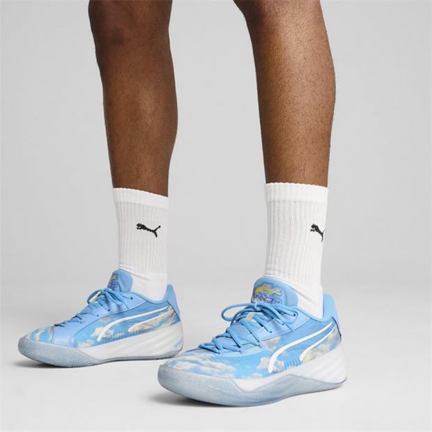 Team Light Bl - Puma - Men's All-Pro Nitro Dennis Basketball Trainers