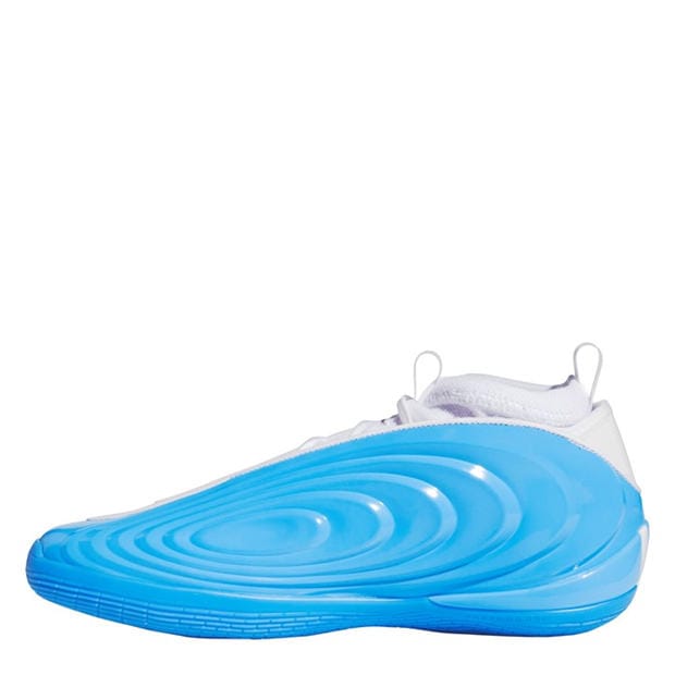 Auqa/White - adidas - Men's Basketball Trainers