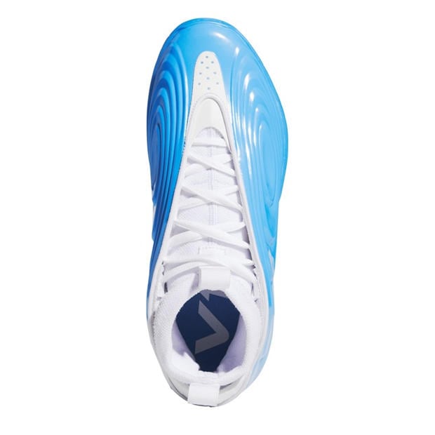 Auqa/White - adidas - Men's Basketball Trainers