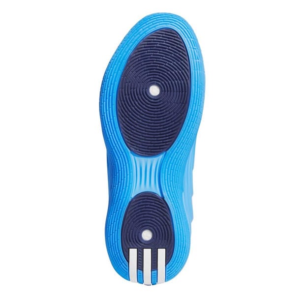 Auqa/White - adidas - Men's Basketball Trainers