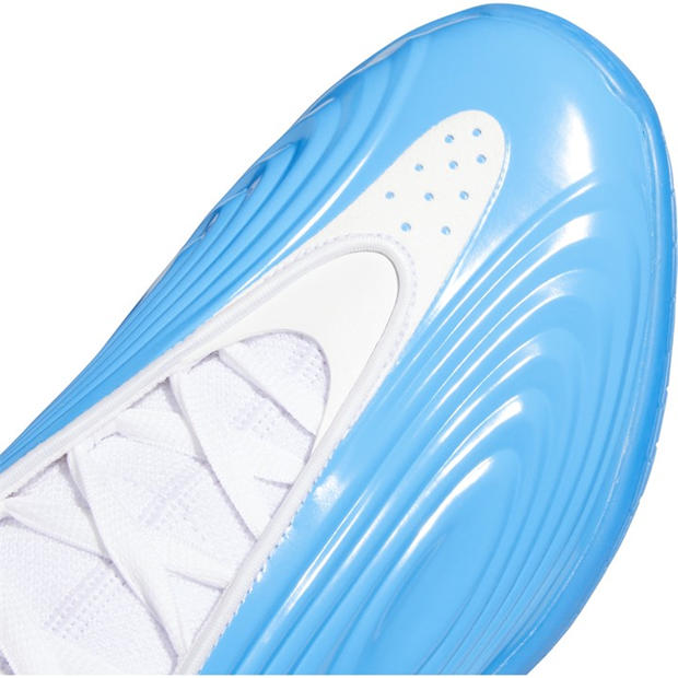 Auqa/White - adidas - Men's Basketball Trainers