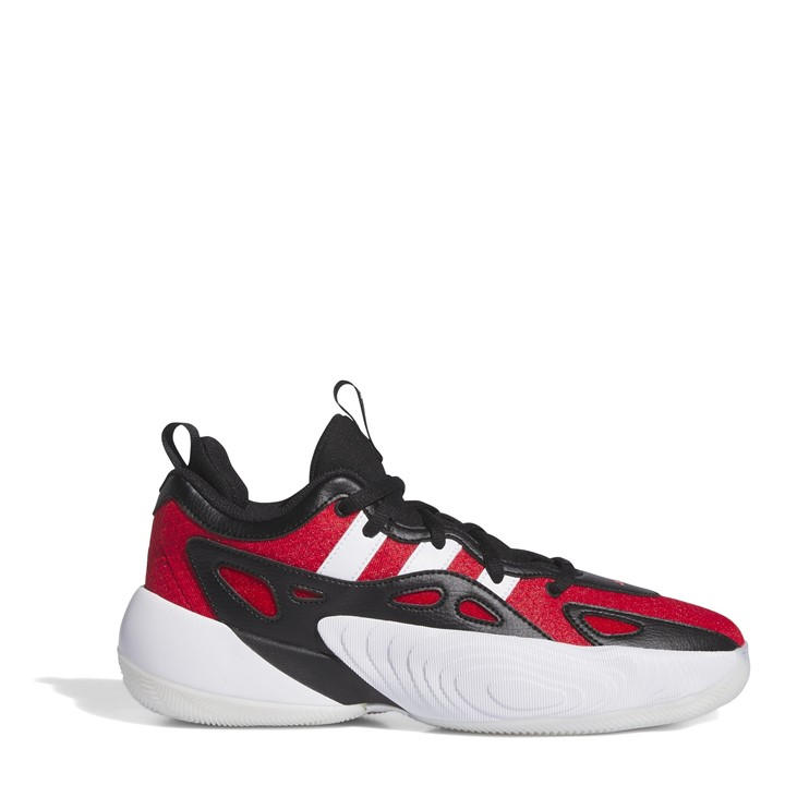 Adidas  Red Trae Young Unlimited 2 Low Trainers Mens in Size 9, Sports Direct