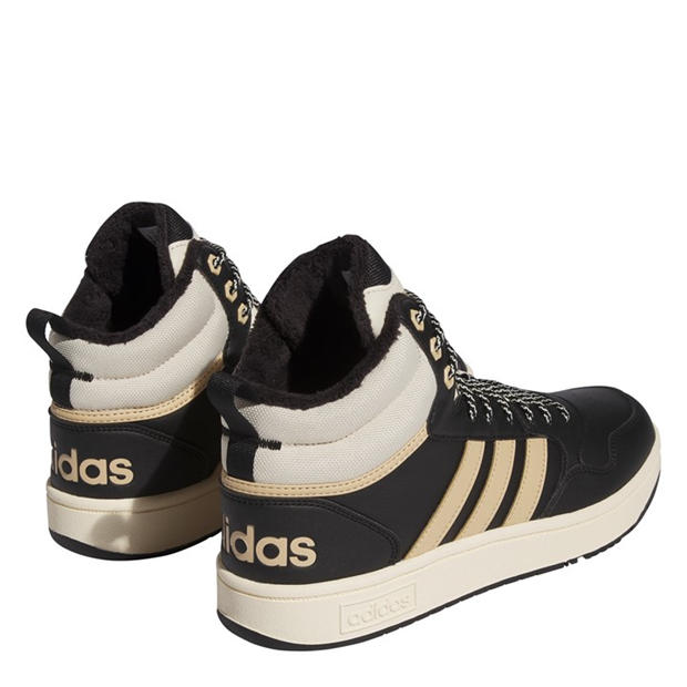 Core Black - adidas - Hoops 3.0 Mid Wtr Basketball Trainers Mens