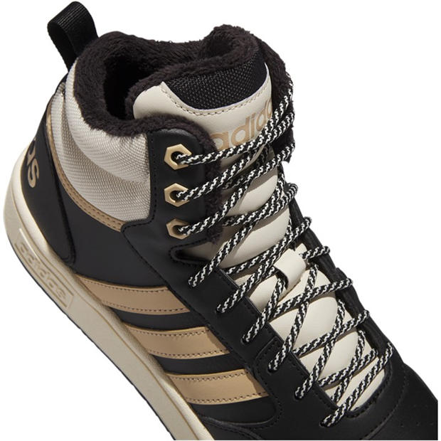 Core Black - adidas - Hoops 3.0 Mid Wtr Basketball Trainers Mens