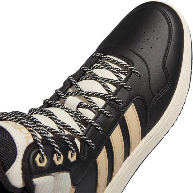 Core Black - adidas - Hoops 3.0 Mid Wtr Basketball Trainers Mens