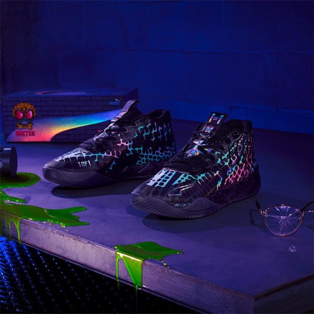 Puma Black-Pu - Puma - Men's Mb.01 Tmnt Baxter Stockma Basketball Trainers