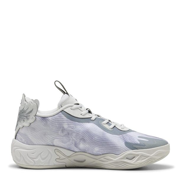 Feather Gray- - Puma - Men's Mb.04 Lo Team Basketball Trainers