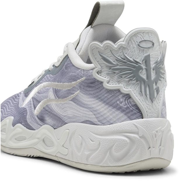 Feather Gray- - Puma - Men's Mb.04 Lo Team Basketball Trainers