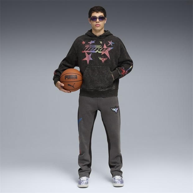 Feather Gray- - Puma - Men's Mb.04 Lo Team Basketball Trainers