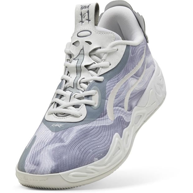 Feather Gray- - Puma - Men's Mb.04 Lo Team Basketball Trainers