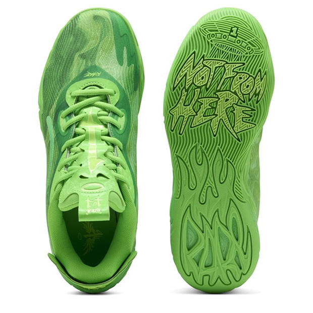 Green Glare-F - Puma - Men's Mb.04 Lo Team Basketball Trainers