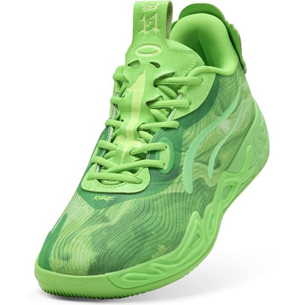 Green Glare-F - Puma - Men's Mb.04 Lo Team Basketball Trainers