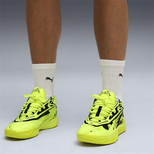 Yellow Alert- - Puma - Men's Scoot Zeros II Basketball Trainers
