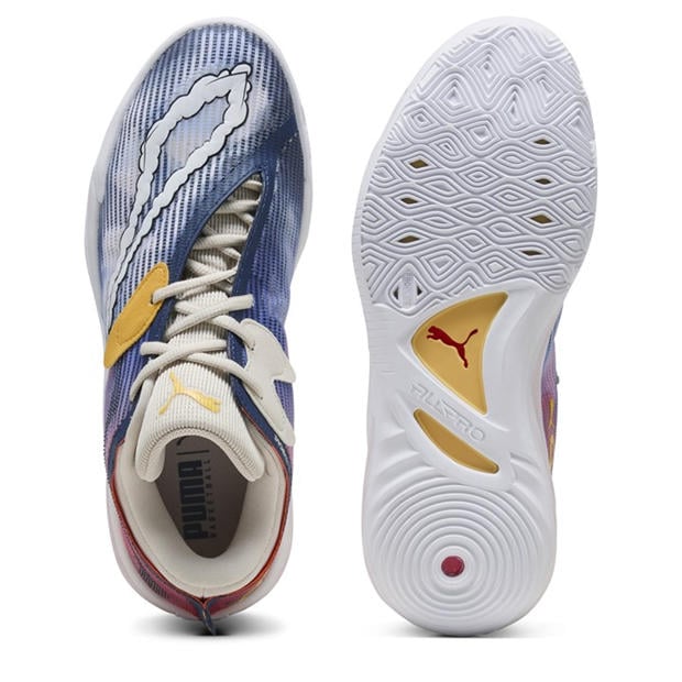 Persian Blue- - Puma - Men's All-Pro Nitro 2 Hooptopi Basketball Trainers