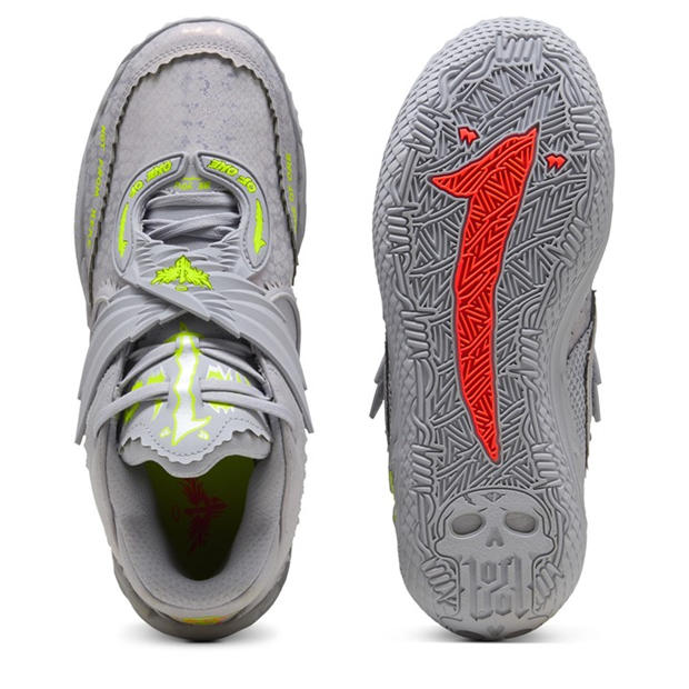 Vibrant Silve - Puma - Men's Mb.05 Metallic Basketball Trainers