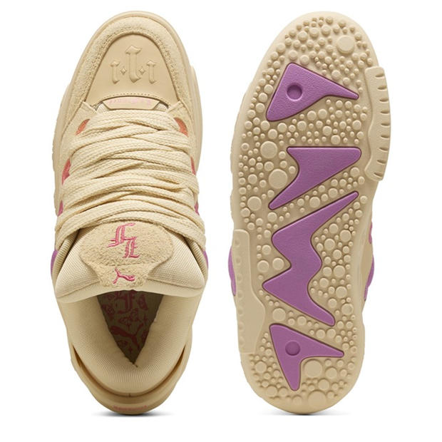Canvas-Magic - Puma - Men's La France Bright Lights Basketball Trainers