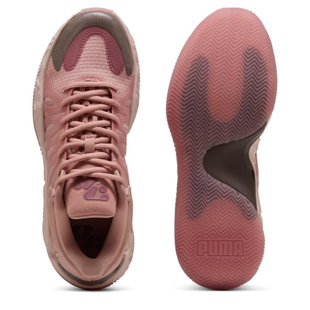 Poppy Pink-Ro - Puma - Men's Hali 1 Basketball Trainers