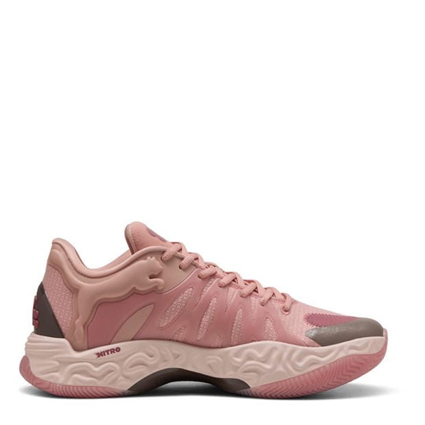 Poppy Pink-Ro - Puma - Men's Hali 1 Basketball Trainers