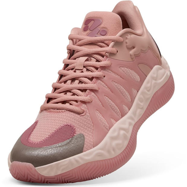 Poppy Pink-Ro - Puma - Men's Hali 1 Basketball Trainers