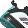 White/Blk/Teal - adidas - Own the Game 3 Adults Basketball Shoes