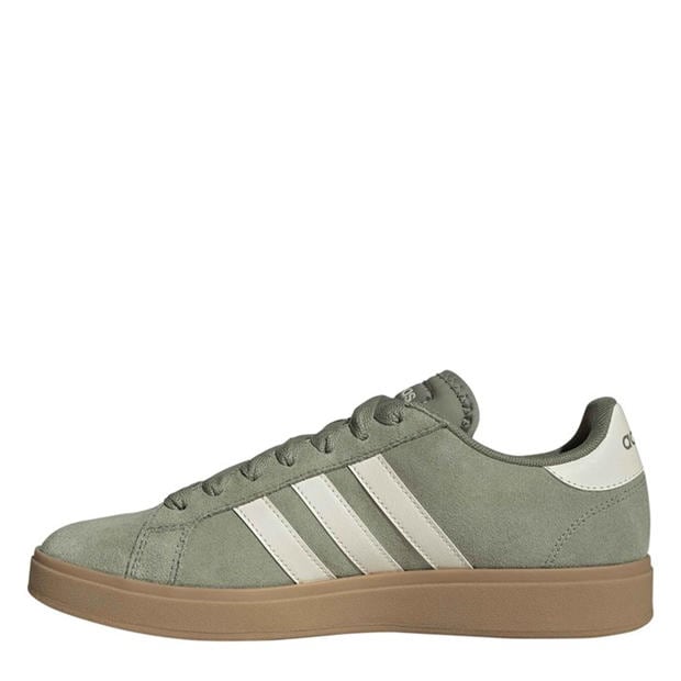 Tent Green/Off - adidas - Men's Grand Court Base Trainers