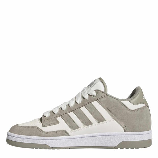 Silver Pebble - adidas - adidas Rapid Court Low Trainers Mens