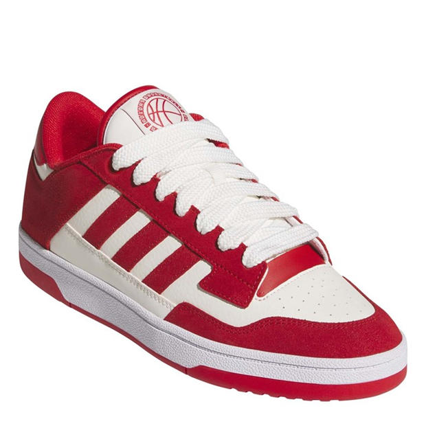 Collegred/Clowh - adidas - adidas Rapid Court Low Trainers Mens