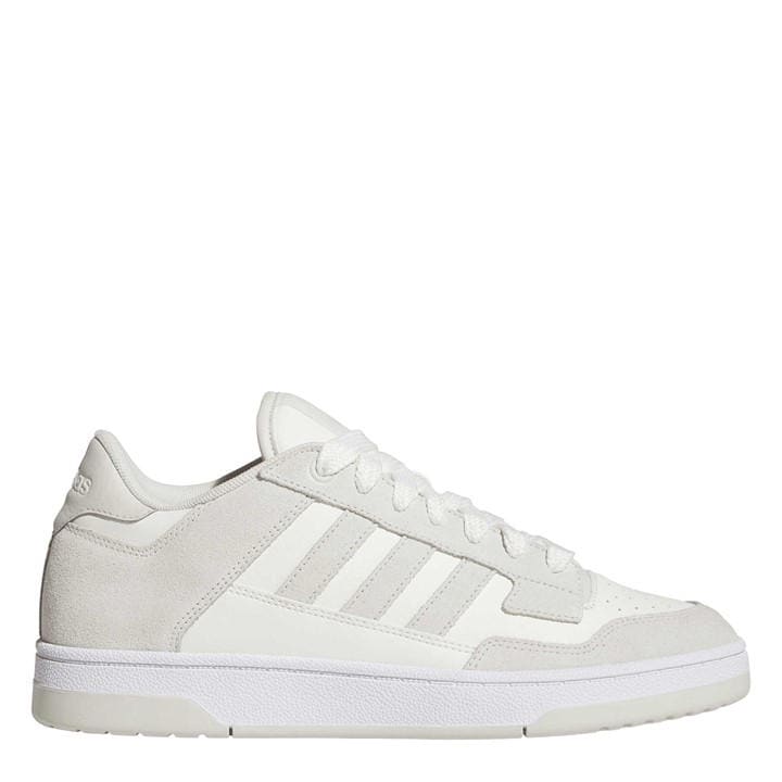Adidas Men's Grey Rapid Court Low Trainers in Size 12, Sports Direct