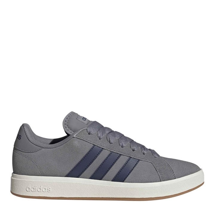 Adidas Men's Grey Grand Court Base Trainers in Size 11, Sports Direct