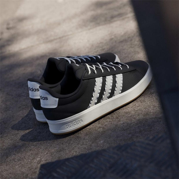 Core Black/Core - adidas - Men's Grand Court 3.0 Trainers