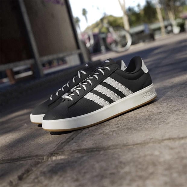 Core Black/Core - adidas - Men's Grand Court 3.0 Trainers
