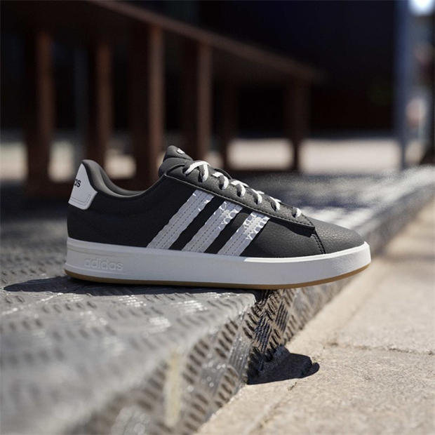 Core Black/Core - adidas - Men's Grand Court 3.0 Trainers