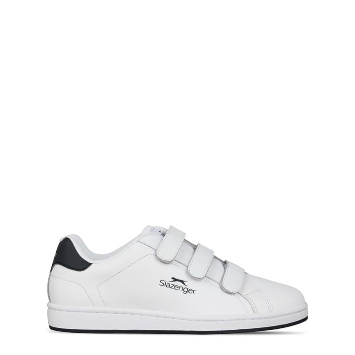 Slazenger Men's White Ash Strap Trainers in Size 10.5, Sports Direct