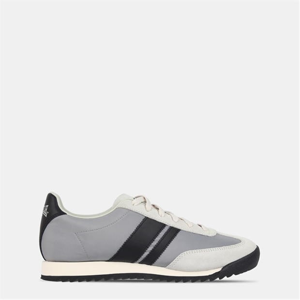 Grey/Black - Lonsdale - Men's Selhurst Suede Court Trainers