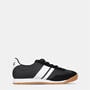 Black/White/Gum - Lonsdale - Men's Selhurst Suede Court Trainers