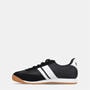 Black/White/Gum - Lonsdale - Men's Selhurst Suede Court Trainers