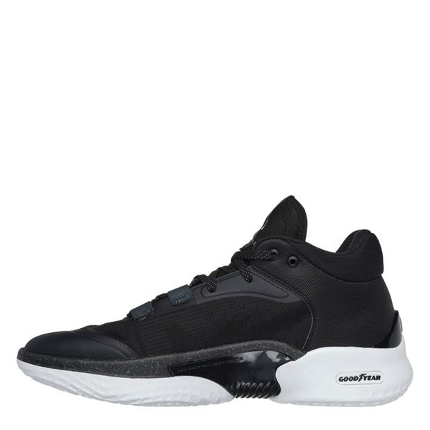 Black/White - Skechers - Men's High-Top Trainers