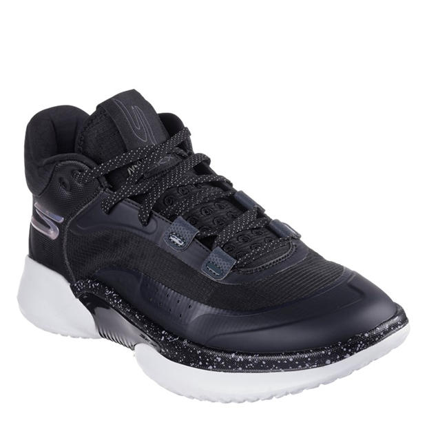 Black/White - Skechers - Men's High-Top Trainers