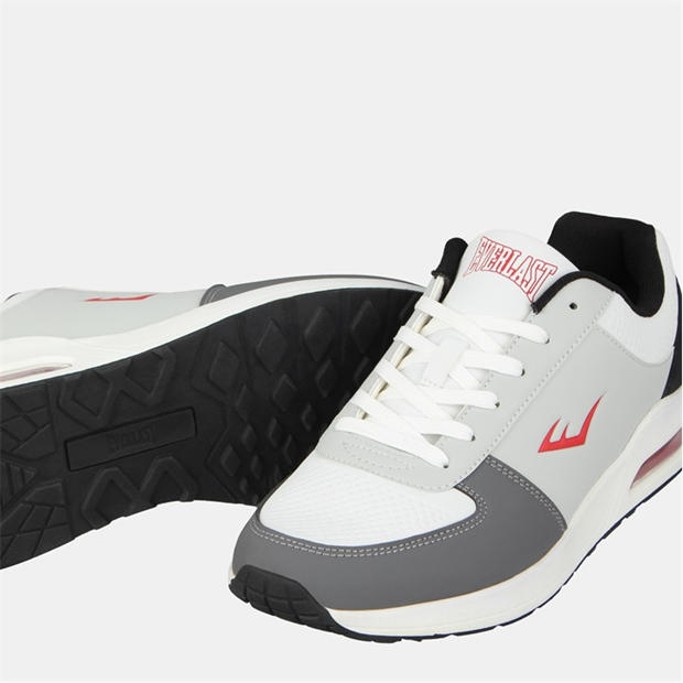 White/Grey/Red - Everlast - Kaiso Trainers Mens