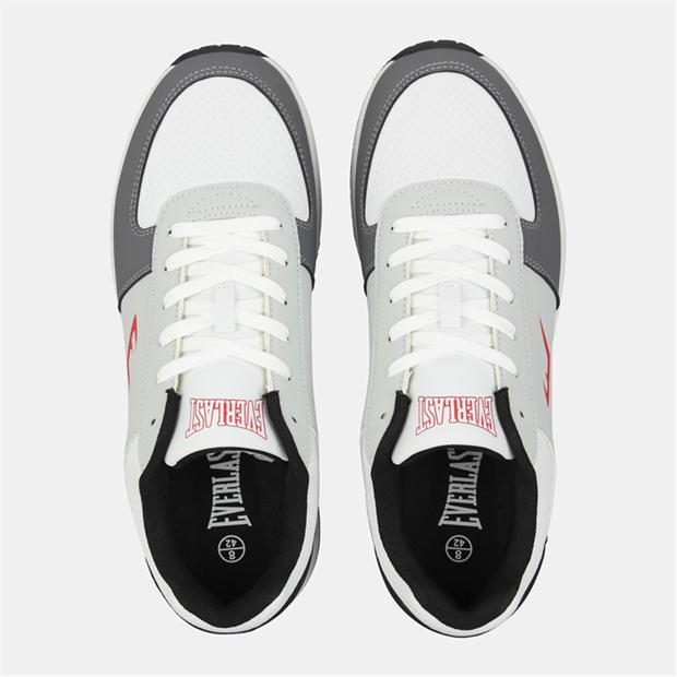 White/Grey/Red - Everlast - Kaiso Trainers Mens