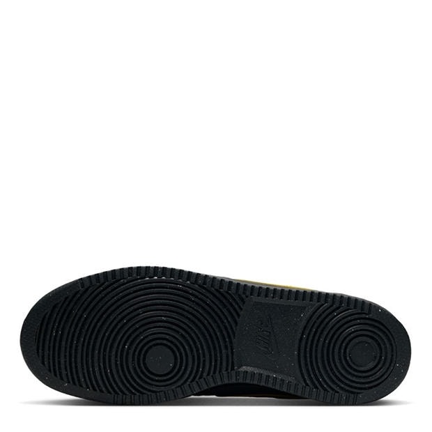 Black/Yellow - Nike - Court Vision Low Trainers Mens
